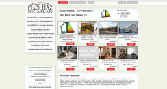 Desktop Screenshot of pecsihazingatlan.hu
